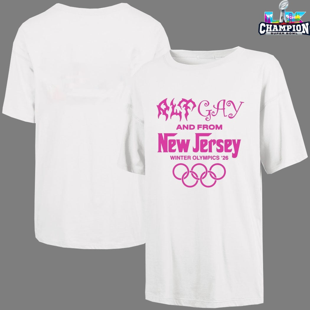 Alt Gay And From New Jersey Winter Olympics 2026 T-shirts