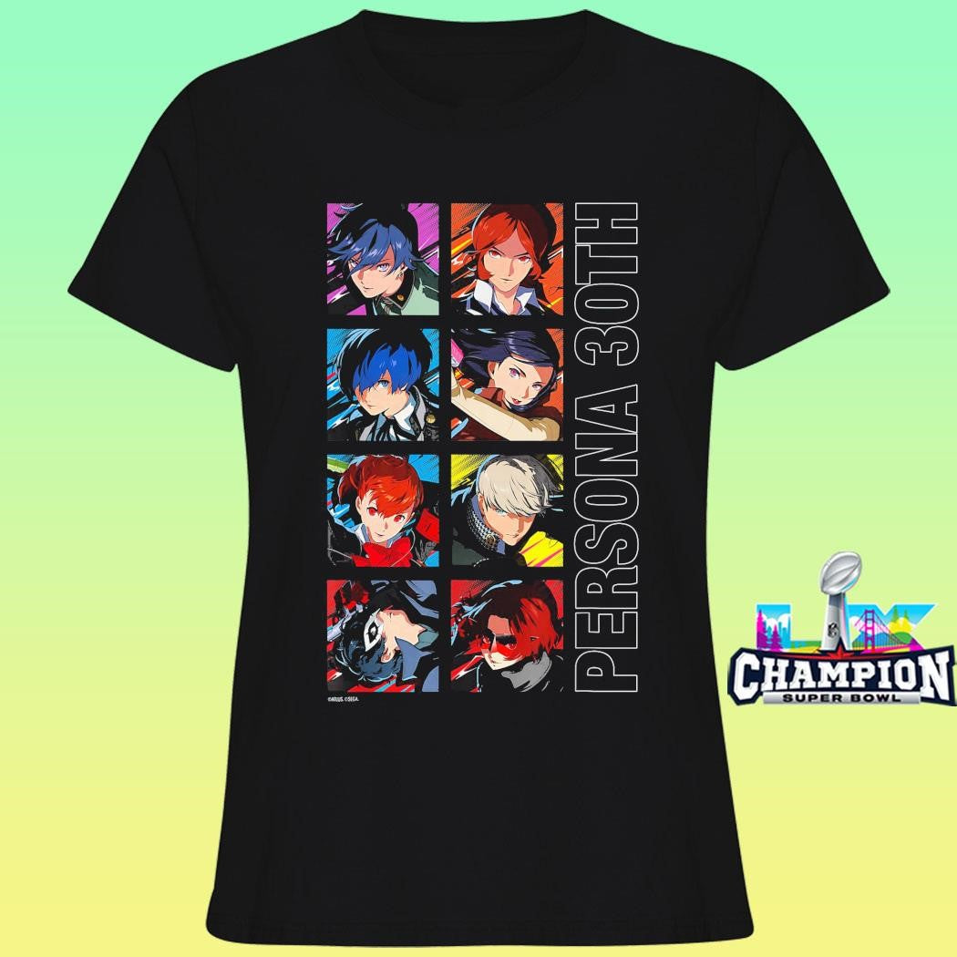 Atlus Persona 30th Protagonist Series Legacy Stack Shirt