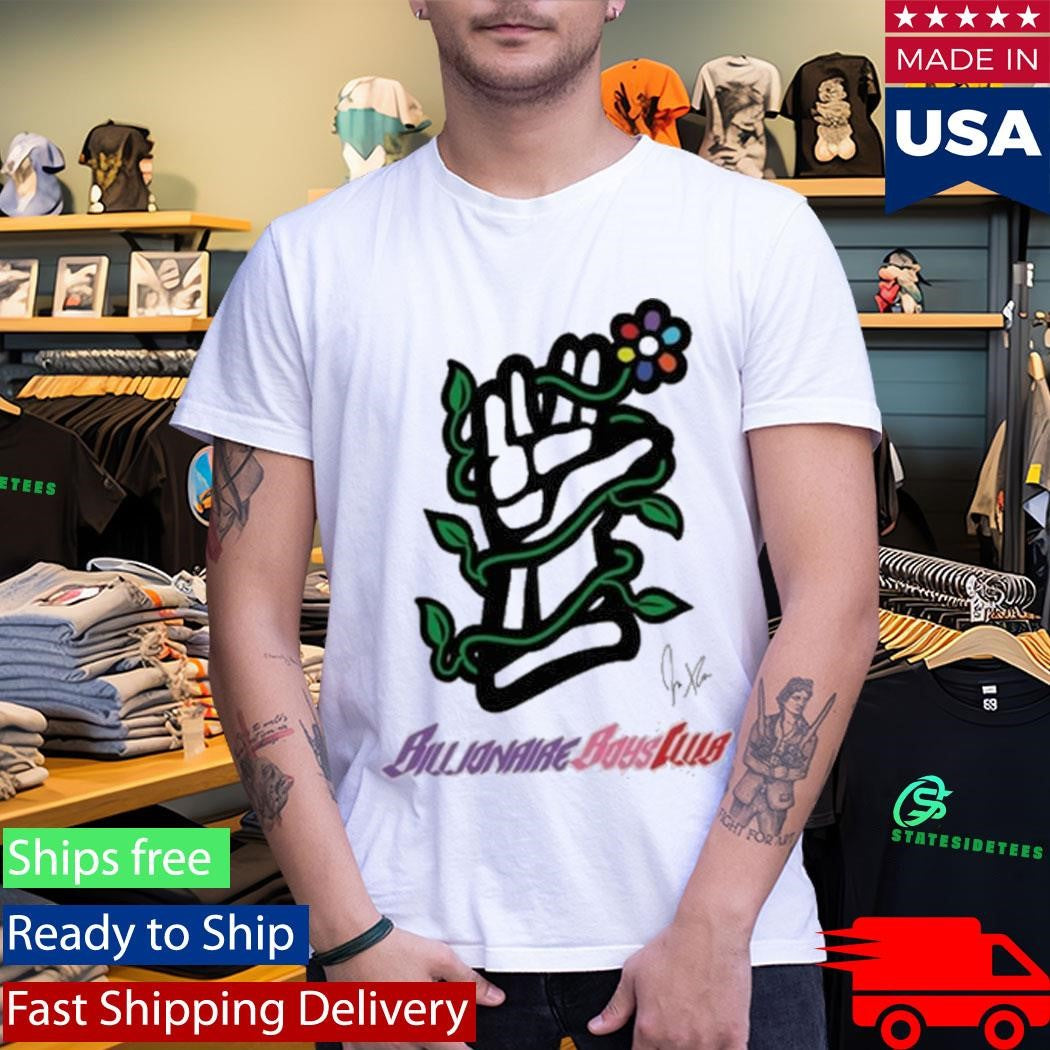 Billionaire Boys Club X Jae Tips Jae Tips Flower Hands Shirt