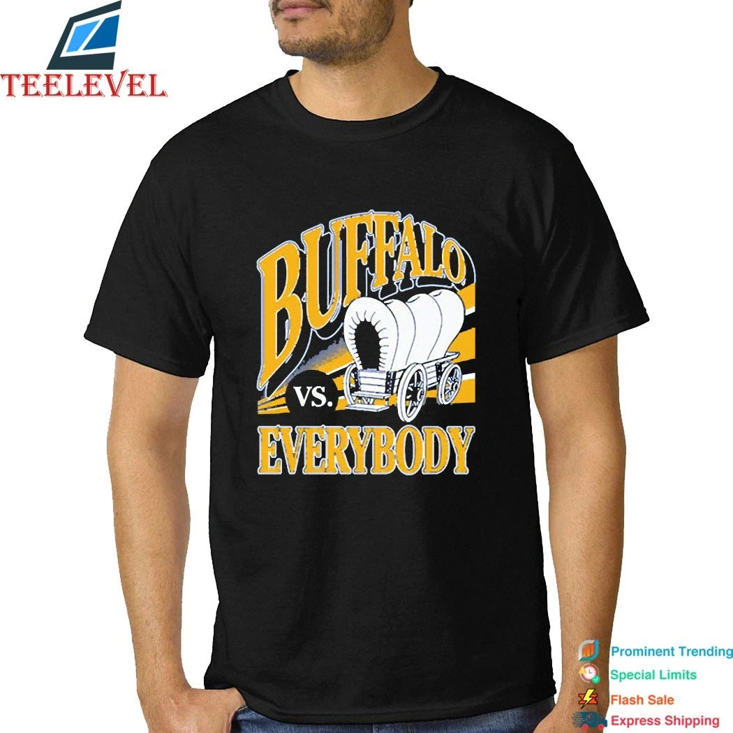 Buffalo Sabres Vs. Everybody Covered Wagon Shirts