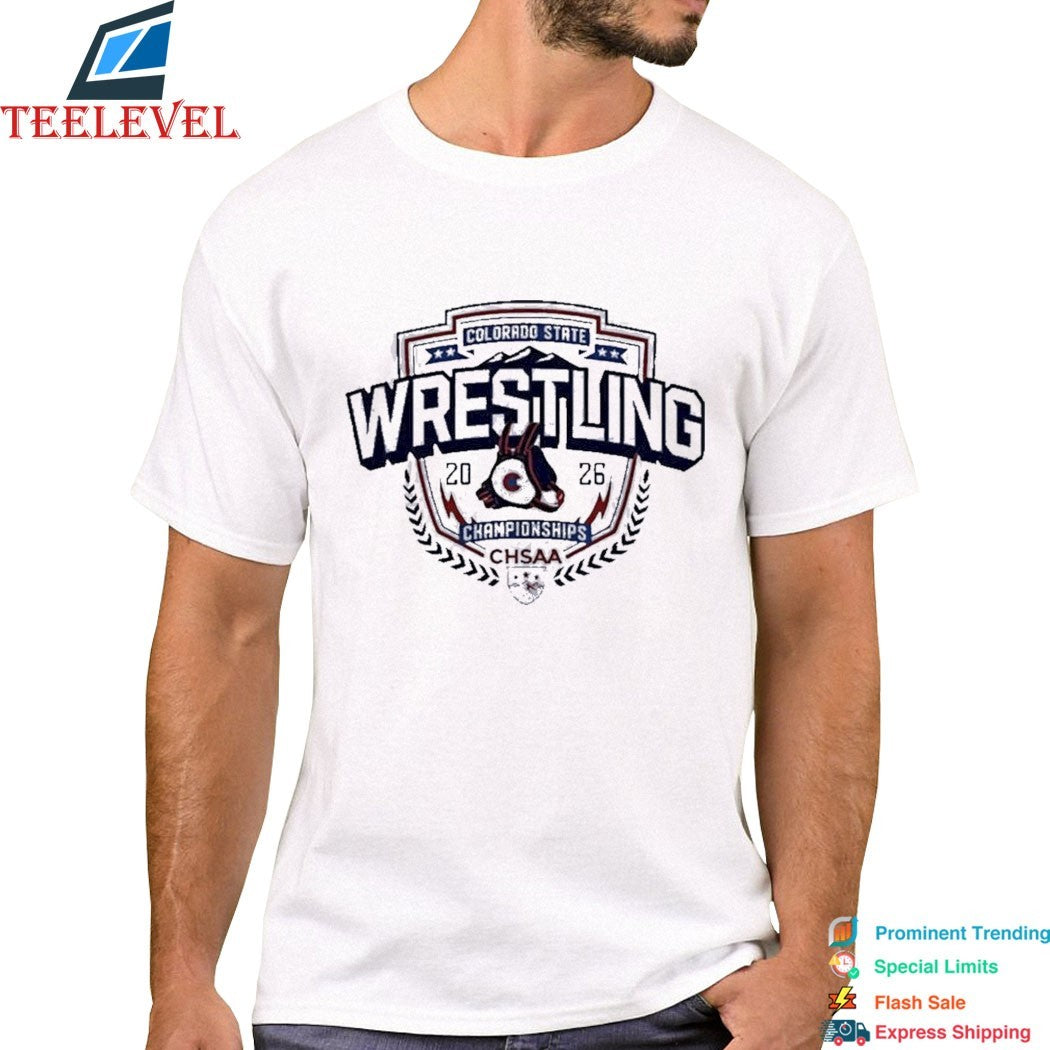CHSAA Colorado State Championships Wrestling 2026 T-shirts