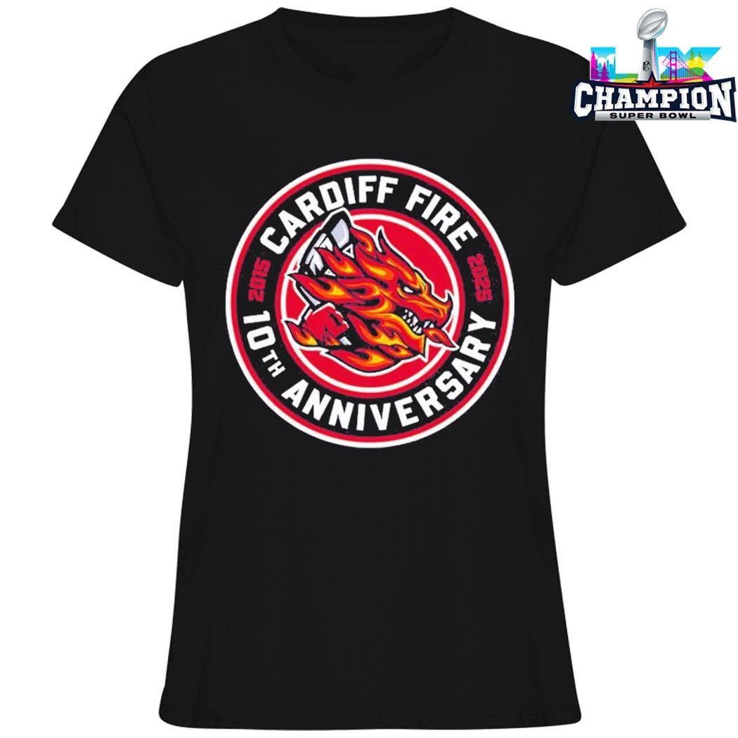 Cardiff Fire 10th Anniversary Shirt