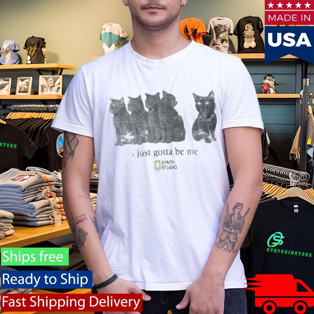 Cats I Just Gotta Be ME Synth Studio Shirt