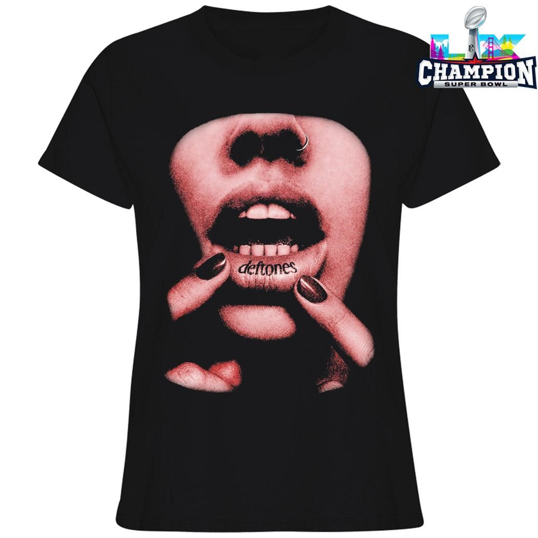 Deftones 2026 Black Lip Tattoos Shirt