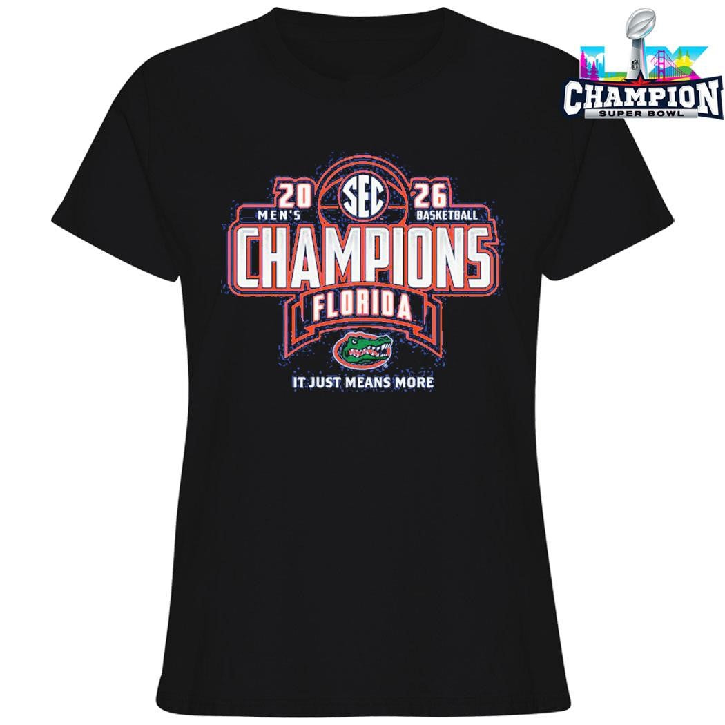 Florida Gators 2026 Sec Men’s Basketball Season Champions Shirt