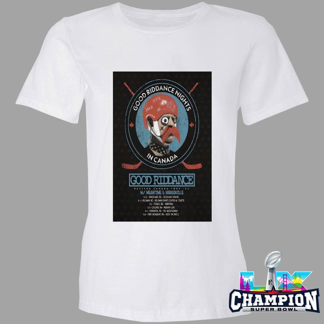 Good Riddance 2026 Western Canada Tour Shirt