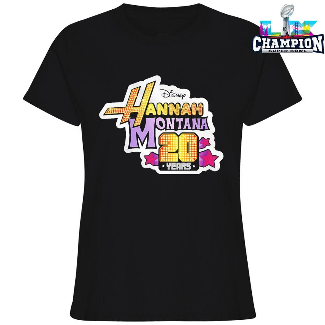 Hannah Montana 20 Years Anniversary Logo Shirt