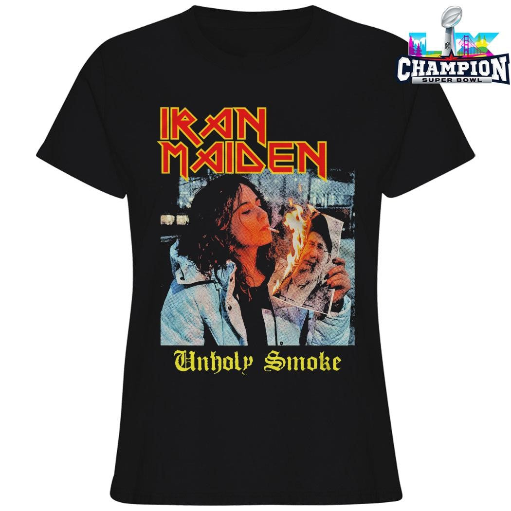 Iran Maiden Unholy Smoke Shirt