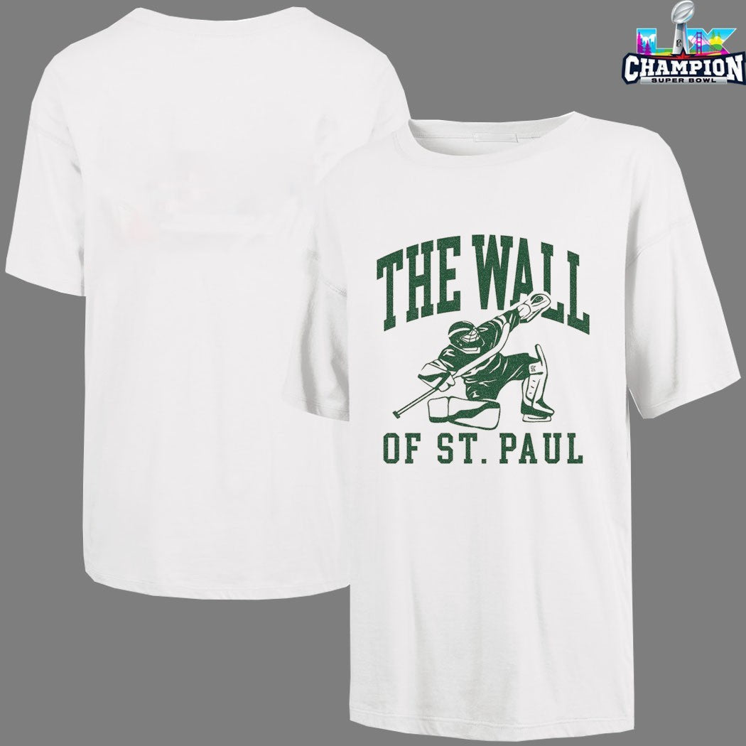 Jesper Wallstedt The Great Wall Of St. Paul Minnesota Wild T-Shirts