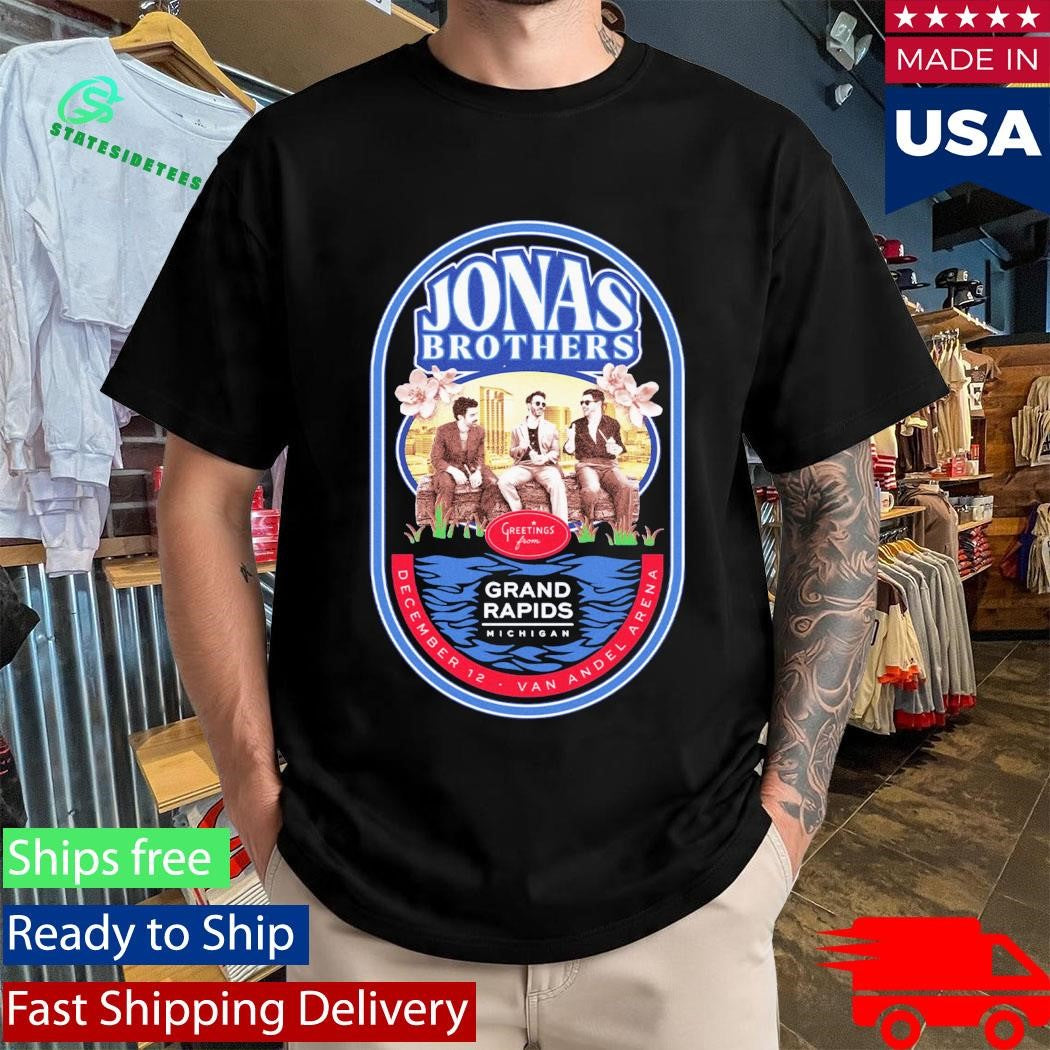 Jonas Brothers Greetings From Your Hometown Grand Rapids Mi Shirt