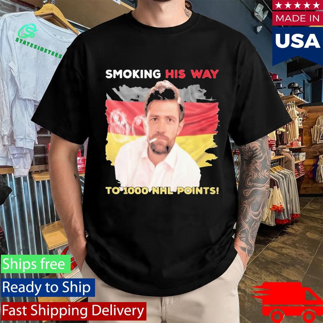 Leon Draisaitl Smocking His Way To 1000 Points Shirt