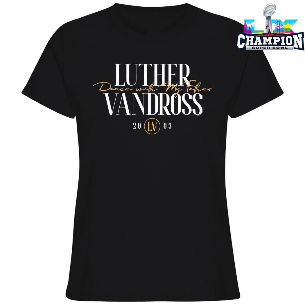 Luther Vandross Dance With My Father Script Shirt