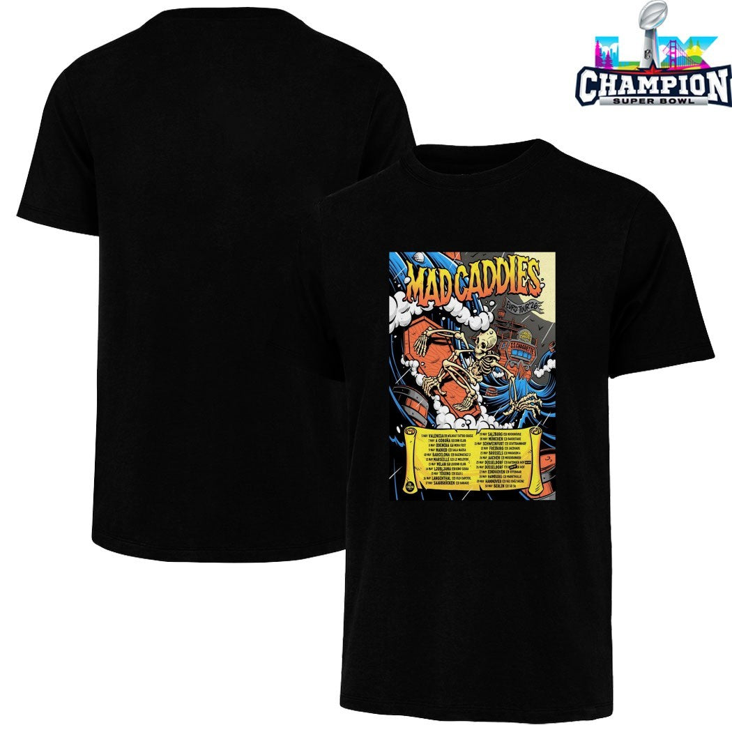 Mad Caddies Europe Tour 2026 Dates T-Shirts