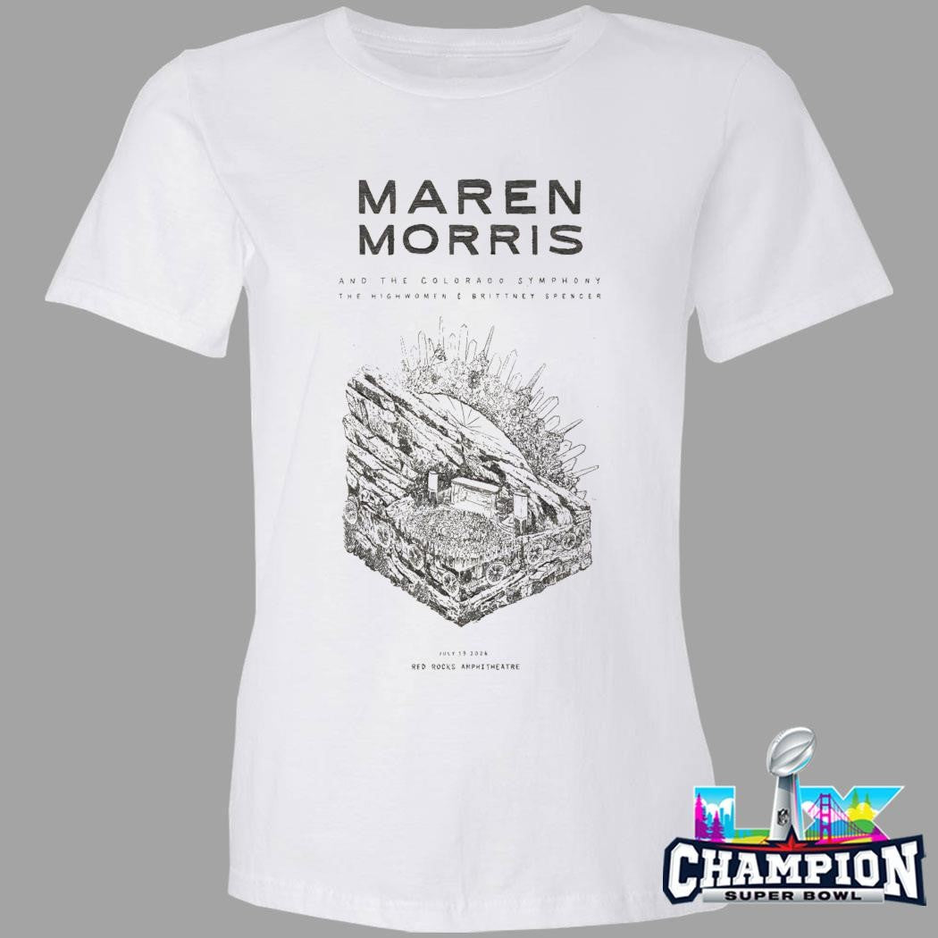 Maren Morris Jul 19 2026 Red Rocks Amphitheatre In Morrison Co Shirt