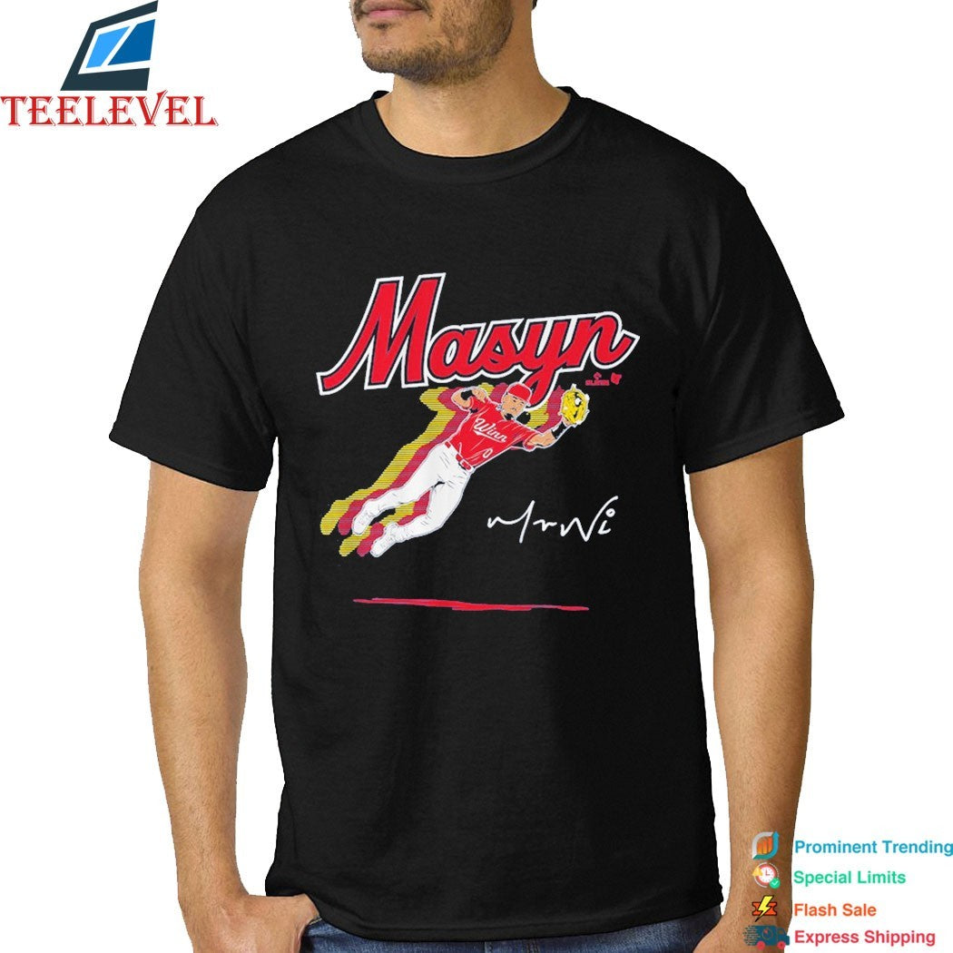 Masyn Winn Superstar Pose St Louis Cardinals T-Shirts