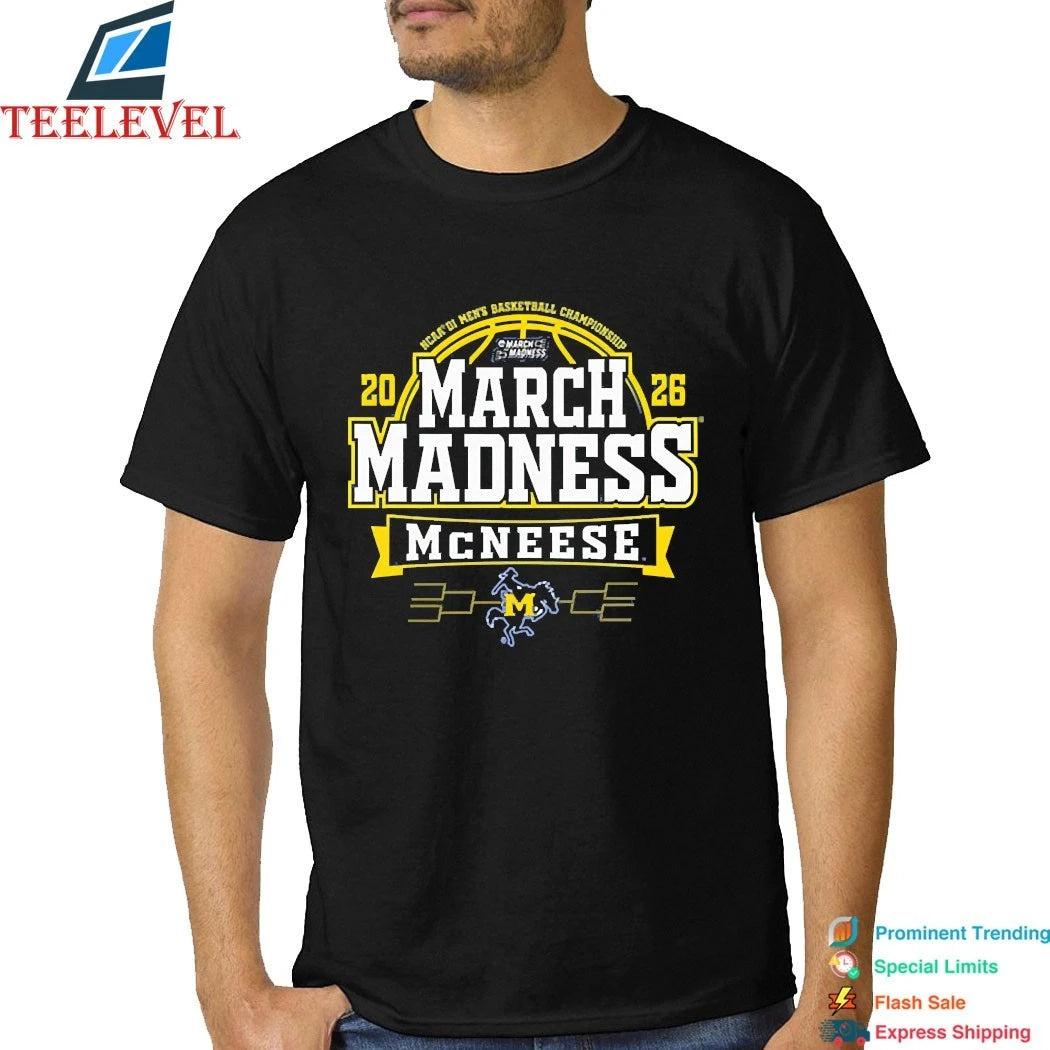 McNeese State Cowboys 2026 NCAA Men’s Basketball March Madness Bound Shirts