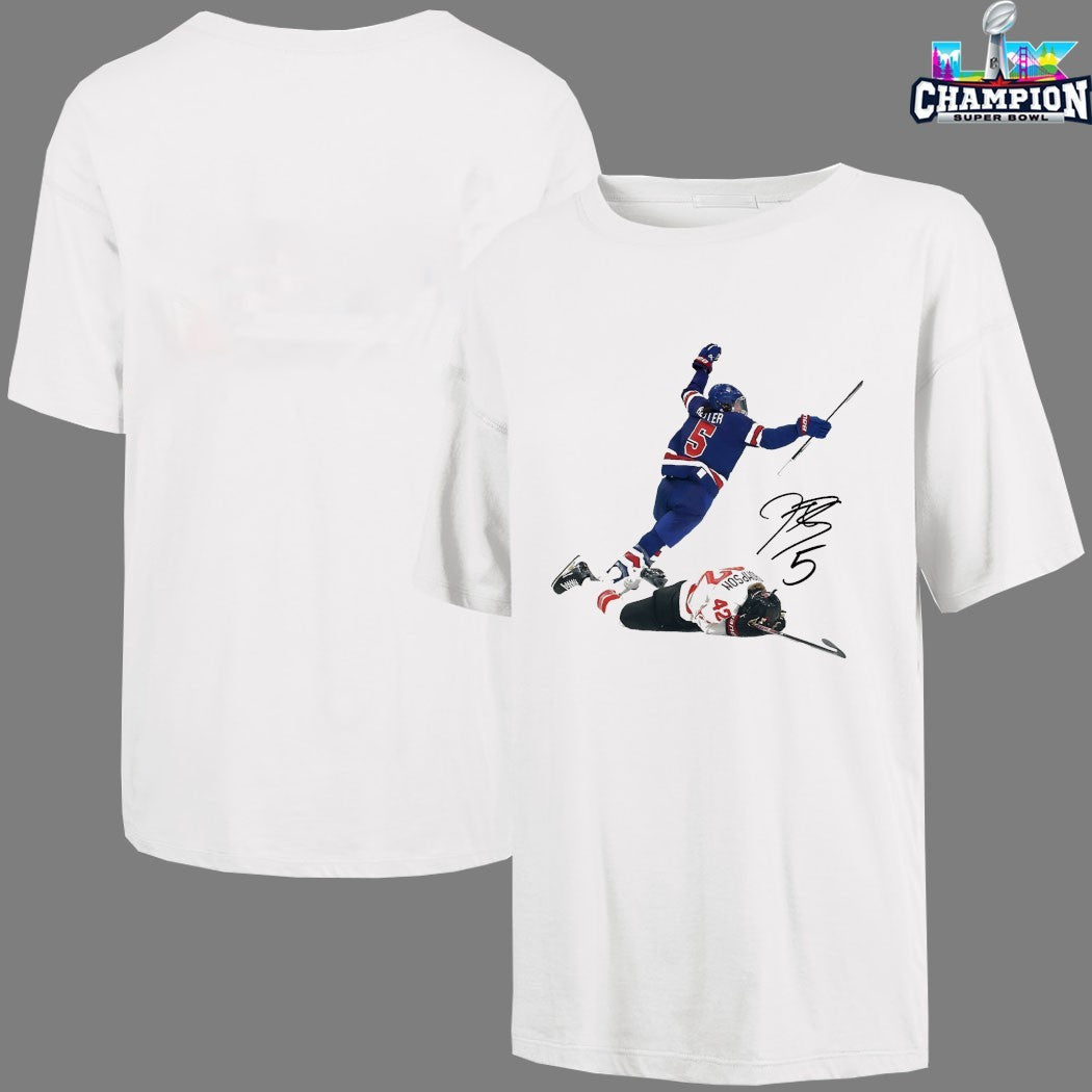 Megan Keller Hilary Knight USA Hockey Olympic 2026 T-Shirts
