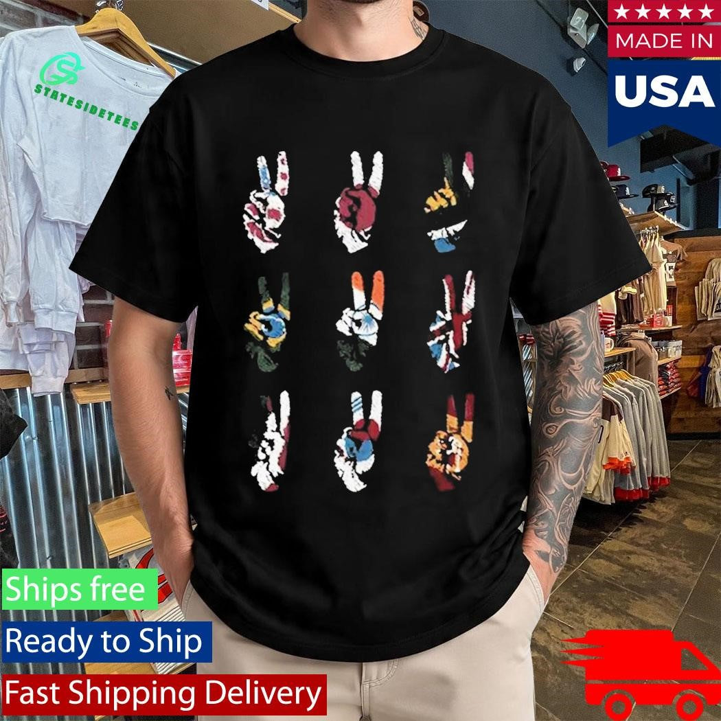 Multi Peace Hand Shirt