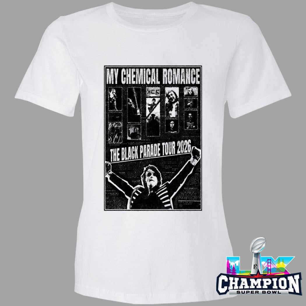 My Chemical Romance 2026 The Black Parade Tour Shirt