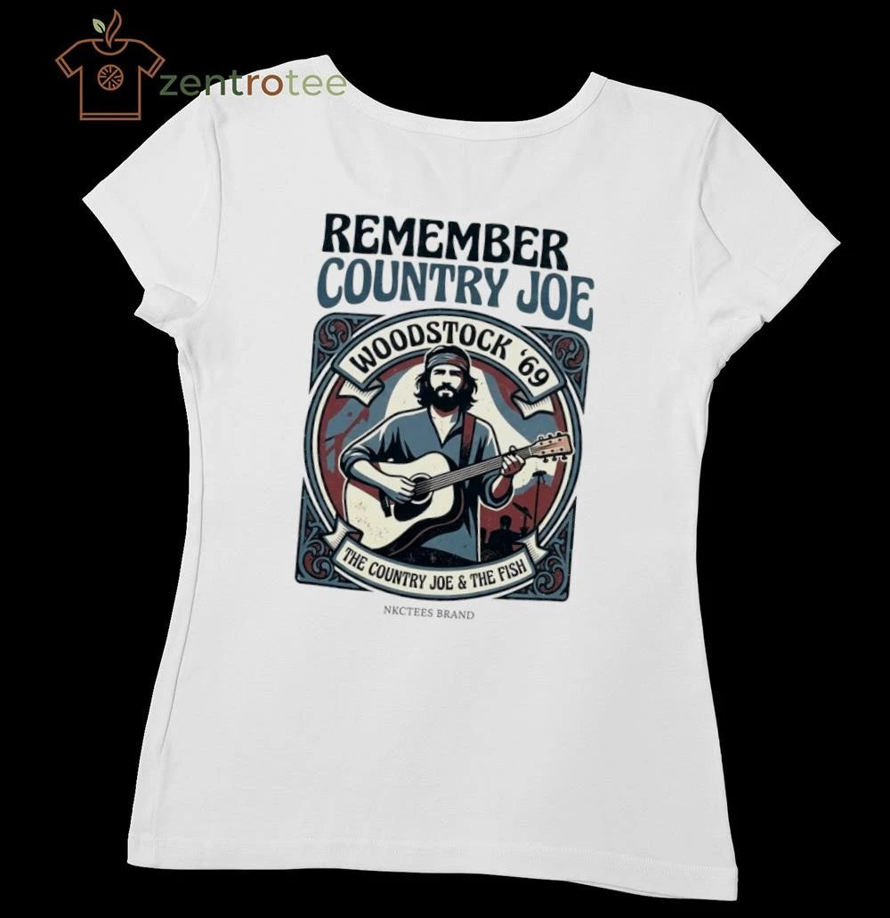 Nkctees T-Shirt – Remember Country Joe McDonald Woodstock ’69 Edition