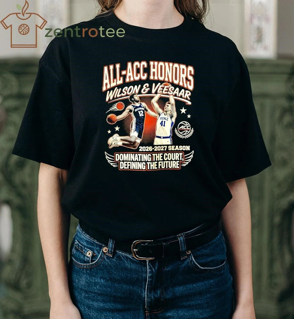 Nkctees Wilson & Veesaar All-ACC Honors 2026 Special Edition Graphic T-Shirt
