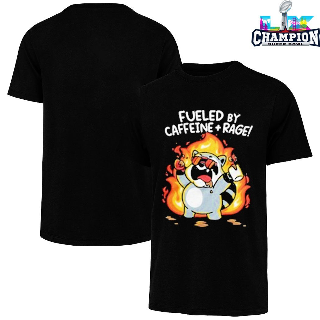 Official Mandatoryfunday Fueled By Caffeine Rage T-shirts