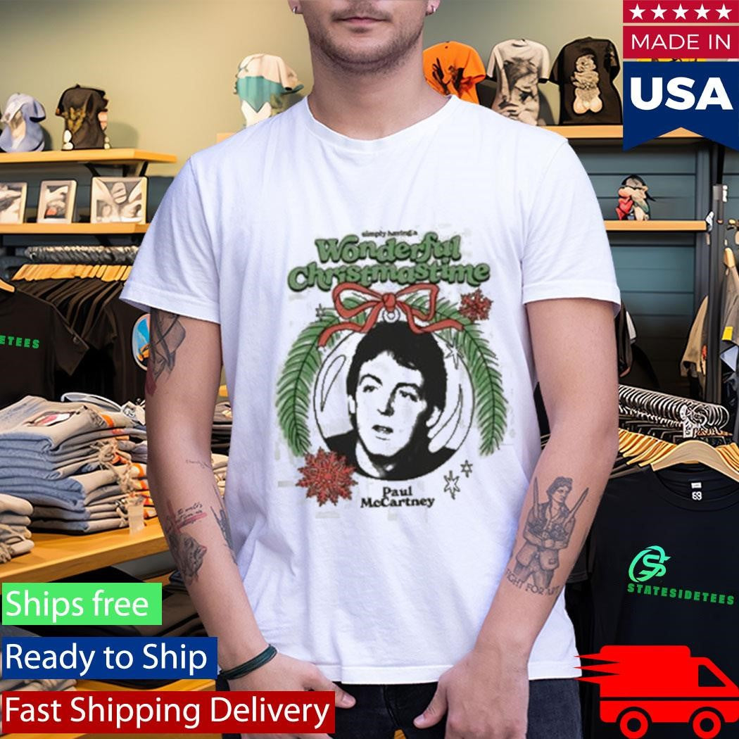 Paul Mccartney Wonderful Christmas Shirt