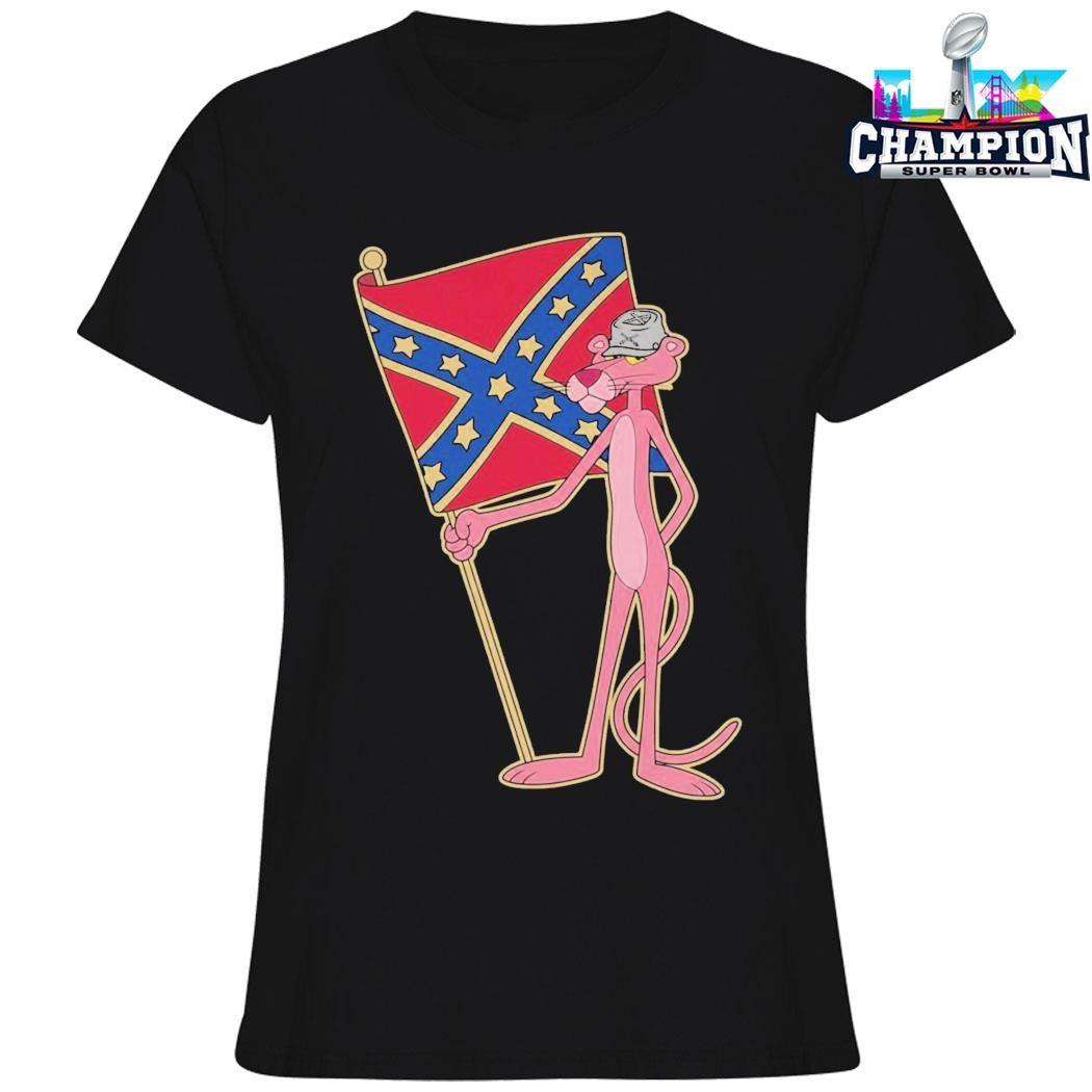 Pink Panther Confederate Flag Shirt