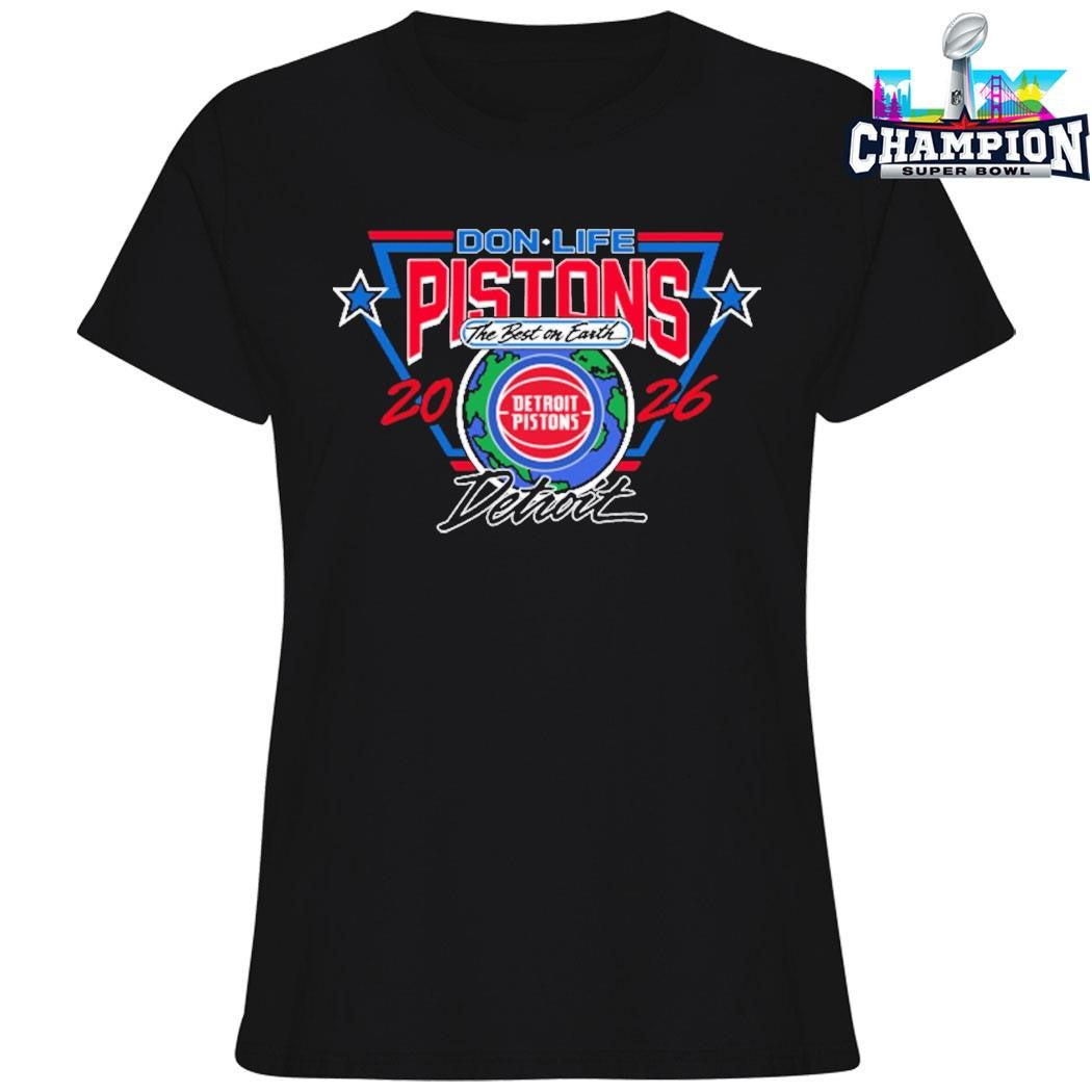 Pistons 313 Pistons X Don Life 313 Day Shirt
