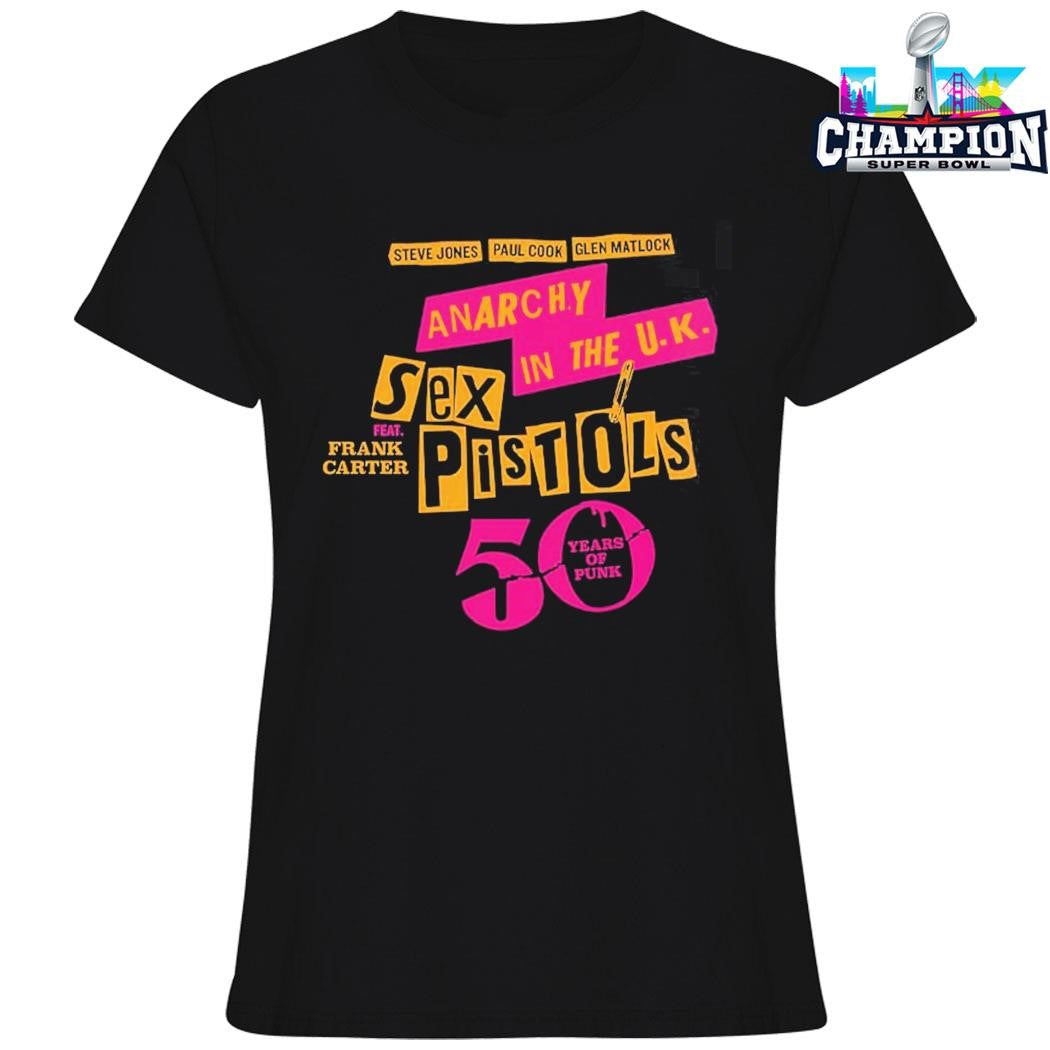 Sex Pistols Anarchy In The Uk 50 Years Of Punk 2026 North America Tour Schedule Dates Shirt