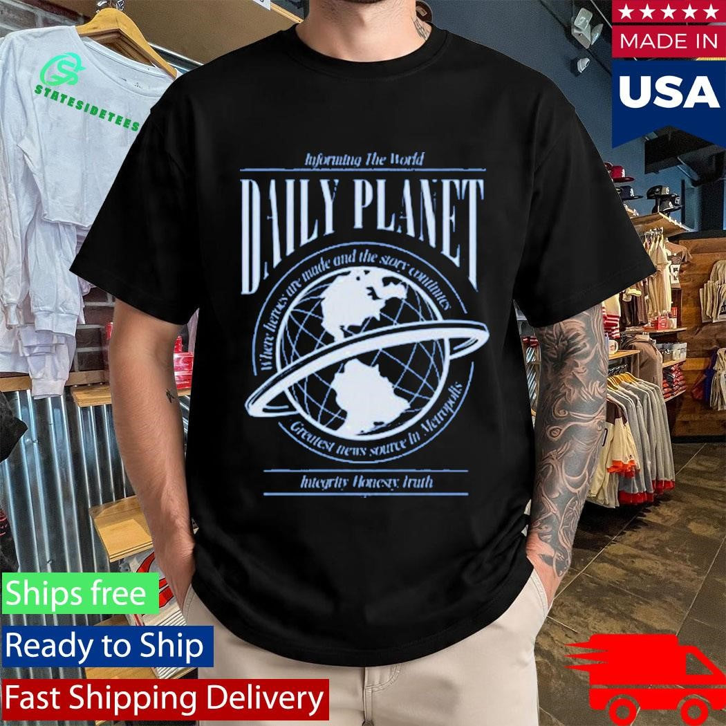 Superman Daily Planet Informing The World Royal Shirt