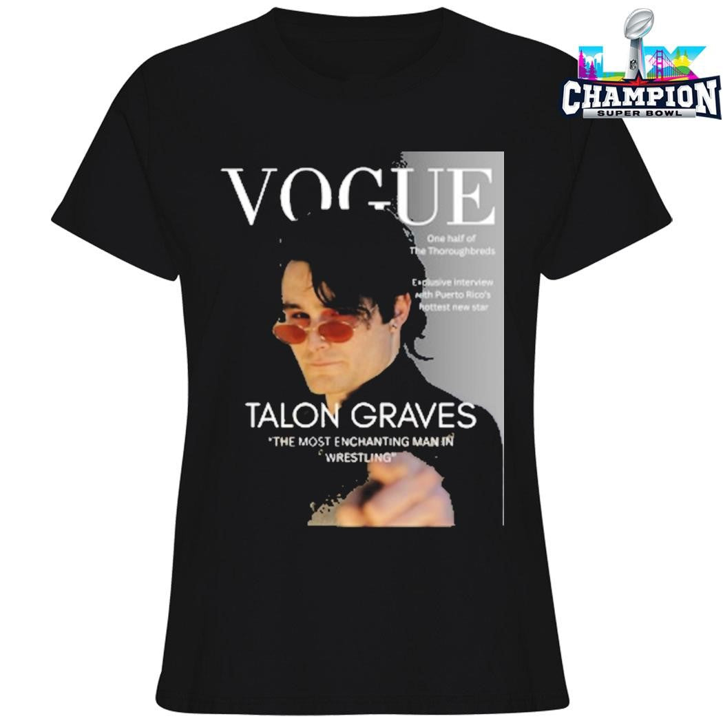 Talon Graves Vogue The Most Enchanting Man In Wrestling Shirt