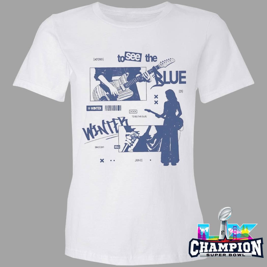 To See The Blue Winter Shirt