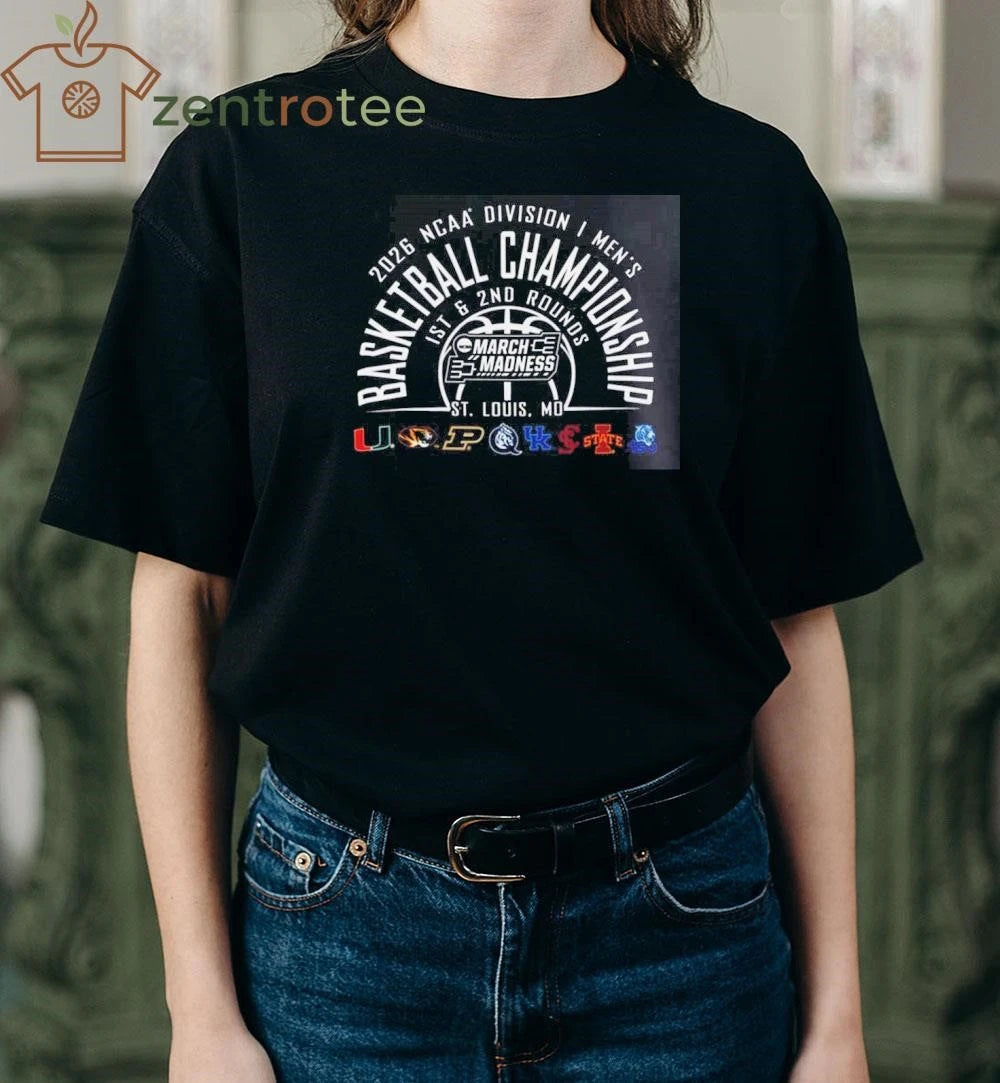 Top 2026 NCAA Division I Men’s Basketball Championship March Madness St. Louis Missouri shirt