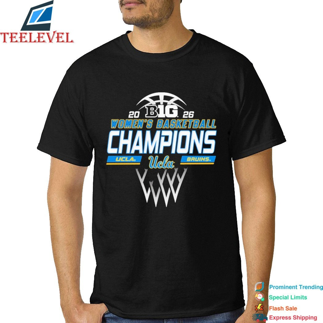 UCLA Bruins Big Ten Women’s Basketball Regular Season Champions 2026 T-Shirt