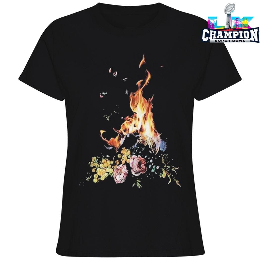Undercover X Emma Bennett Burning Flower Shirt