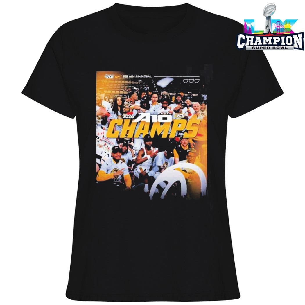 Vcu Rams Men’s Basketball 2026 Atlantic 10 Tournament Champions Shirt