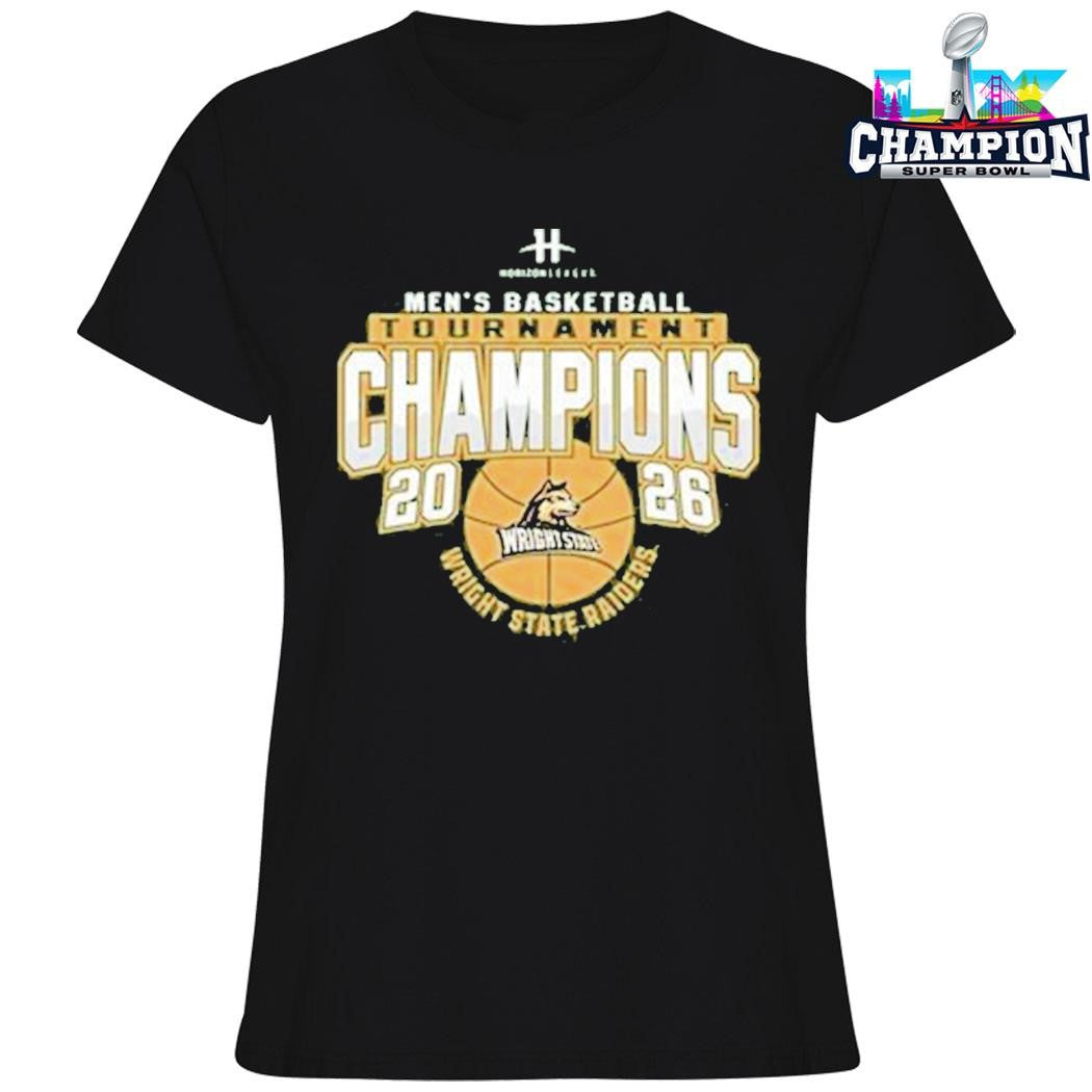 Wright State Raiders Men’s Basketball Tournament Champions 2026 Shirt