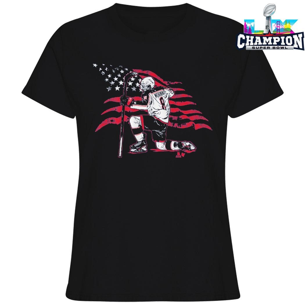 Zach Werenski Stars And Stripes Superstar Pose Shirt