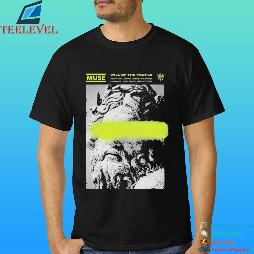 Muse Will Of The People Defaced Shirt