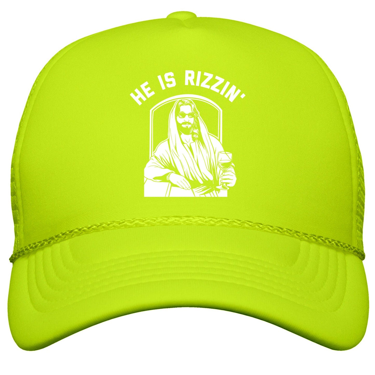 He Is Rizzin Snapback Trucker Hat