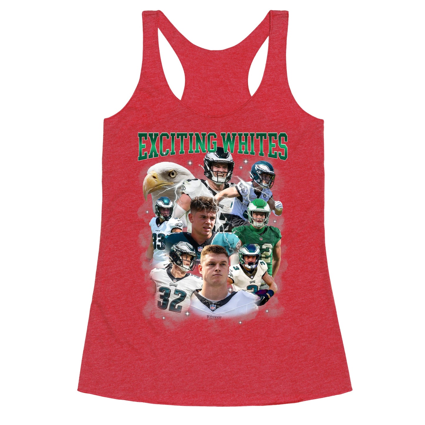 Exciting Whites Racerback Tank
