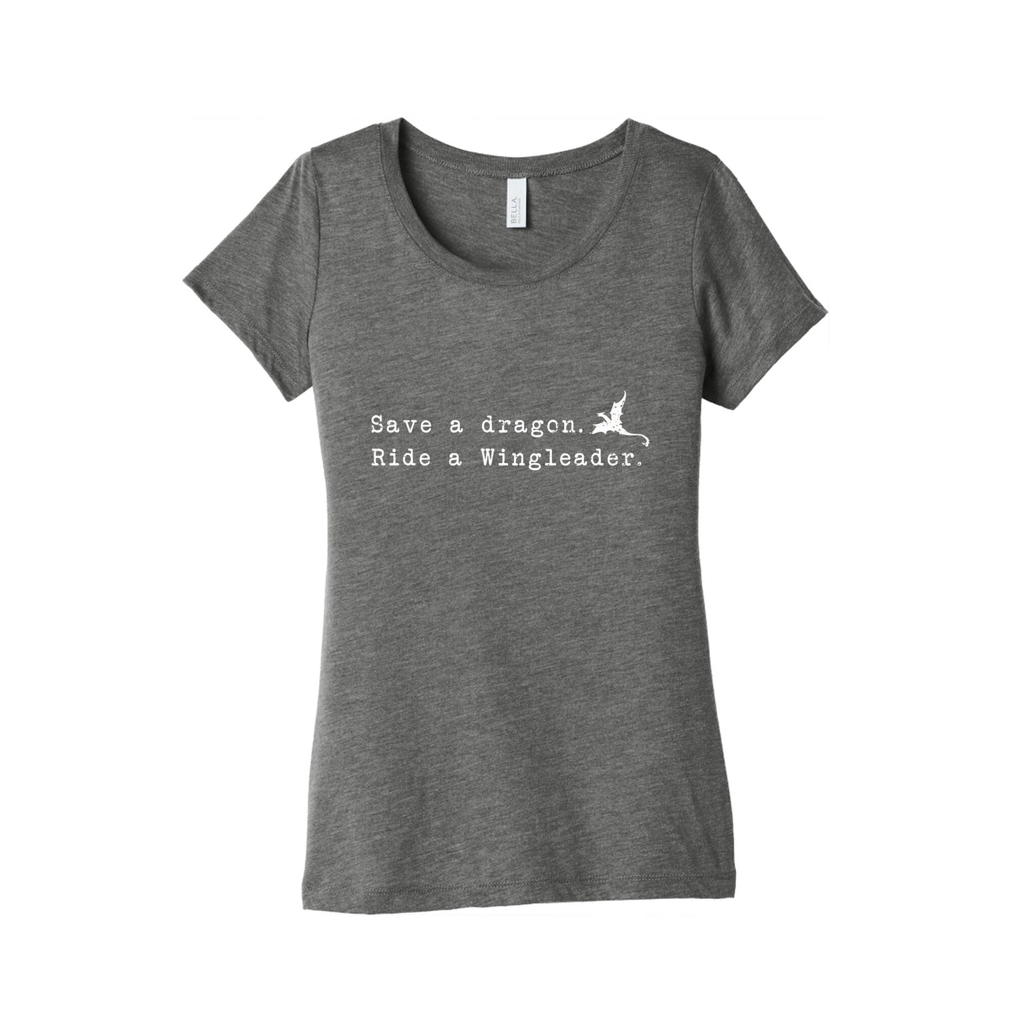 Fourth Wing Save a Dragon Womens Triblend Tee