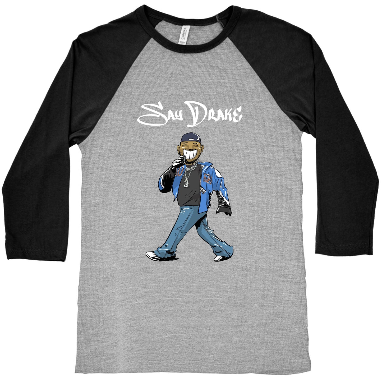 Kendrick Say Drake Baseball Tee