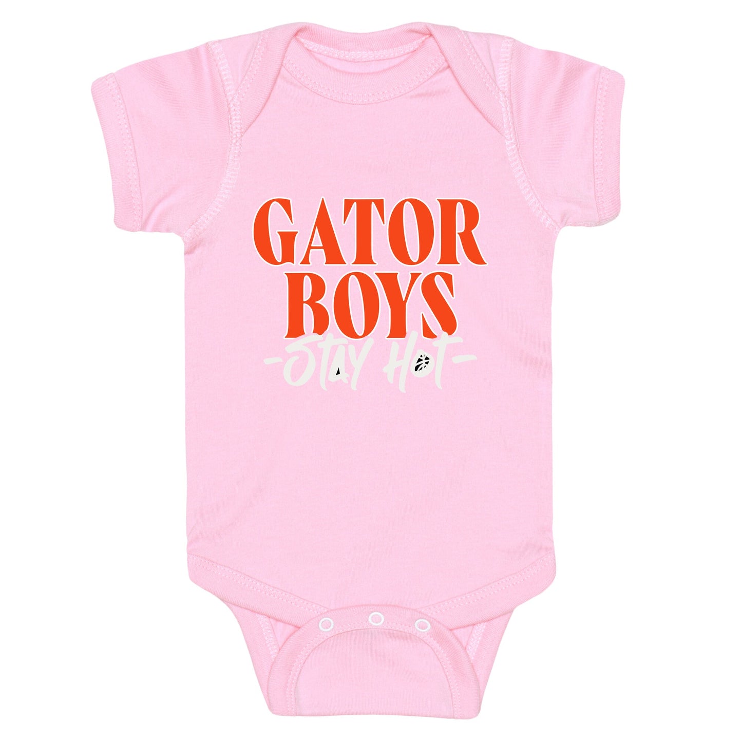Gator Boys Stay Hot Florida Basketball Baby One-Piece