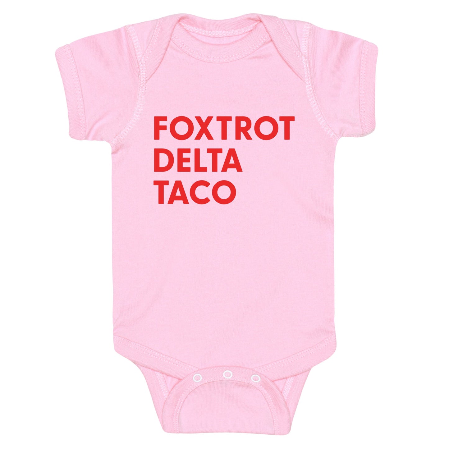 Foxtrot Delta Taco Trump Baby One-Piece
