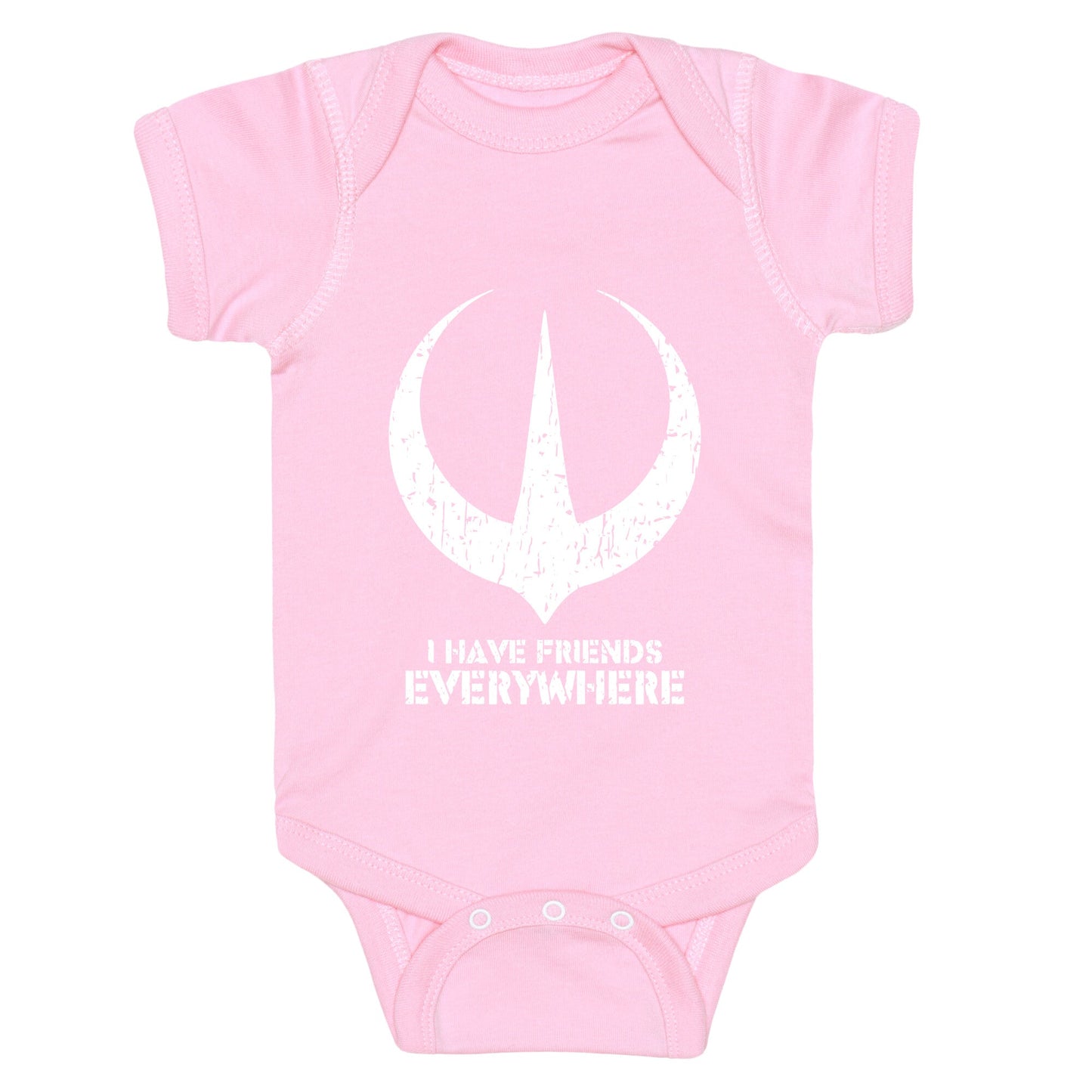 I Have Friends Everywhere Baby One-Piece