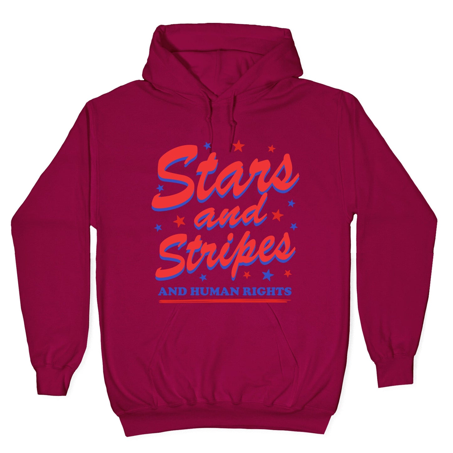 Starts Stripes Human Rights Hoodie