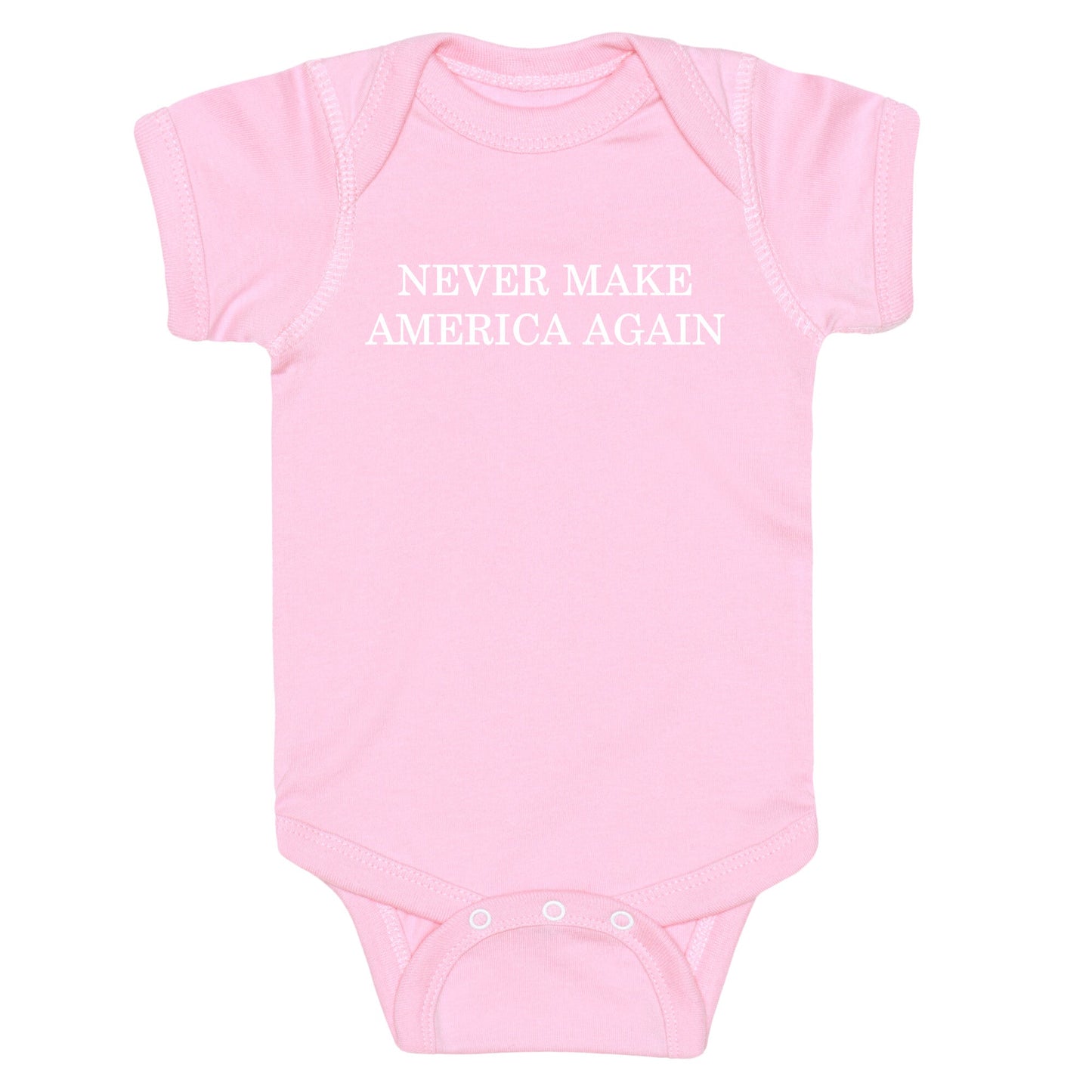 Never Make America Again Baby One-Piece