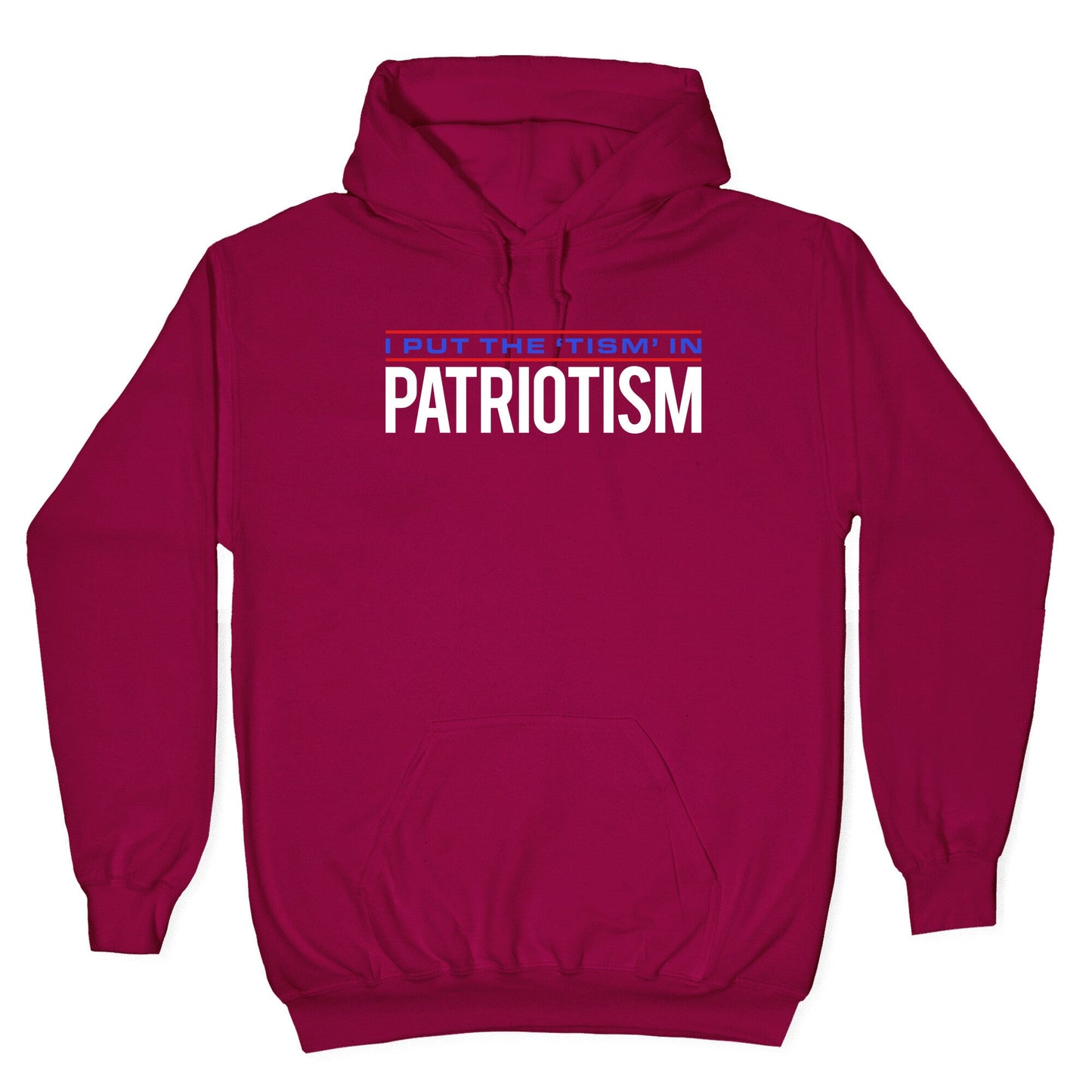 I Put The Tism In Patriotism Hoodie